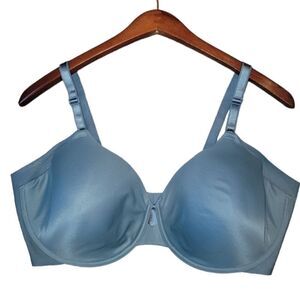 Simply Perfect Warners Full Figure Underarm Smoothing Underwire Bra 44DD grey